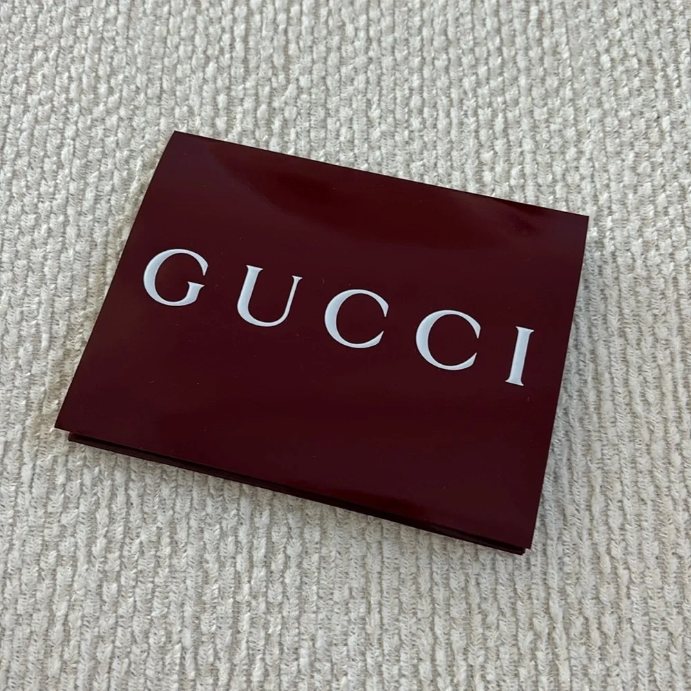 Gucci gift envelope 2024/2025 maroon